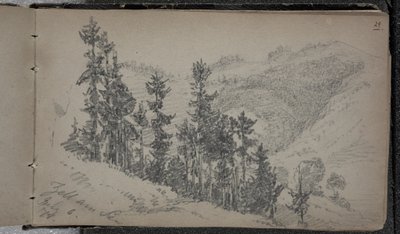 Alppien maisema, Zell am See, Itävalta tekijältä John Singer Sargent