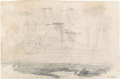 Pilvet [verso] tekijältä John Singer Sargent