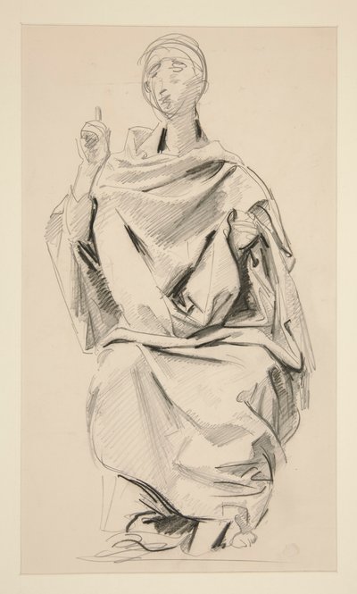 Drapoitu figuuri tekijältä John Singer Sargent