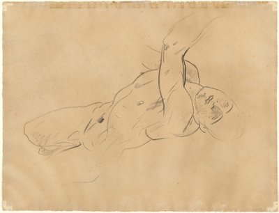 Putoava alaston mies [verso] tekijältä John Singer Sargent