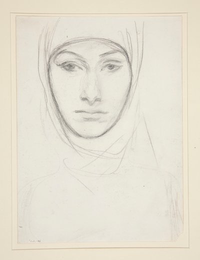 Naisen pää tekijältä John Singer Sargent