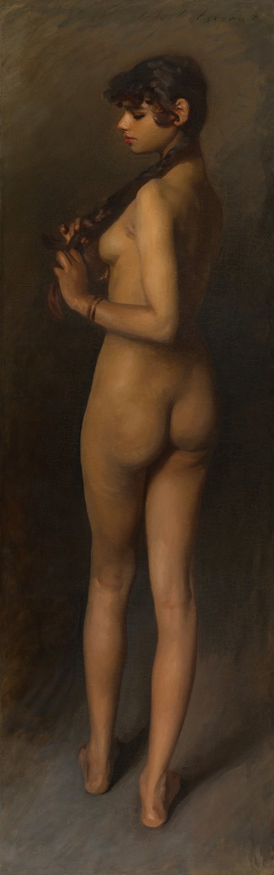 Elämäntutkimus (Egyptiläisen tytön tutkimus) tekijältä John Singer Sargent