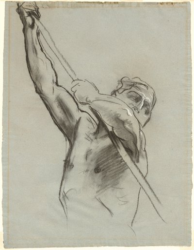 Uros vartalo sauvan kanssa tekijältä John Singer Sargent