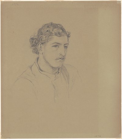 Mies kiharat hiukset tekijältä John Singer Sargent
