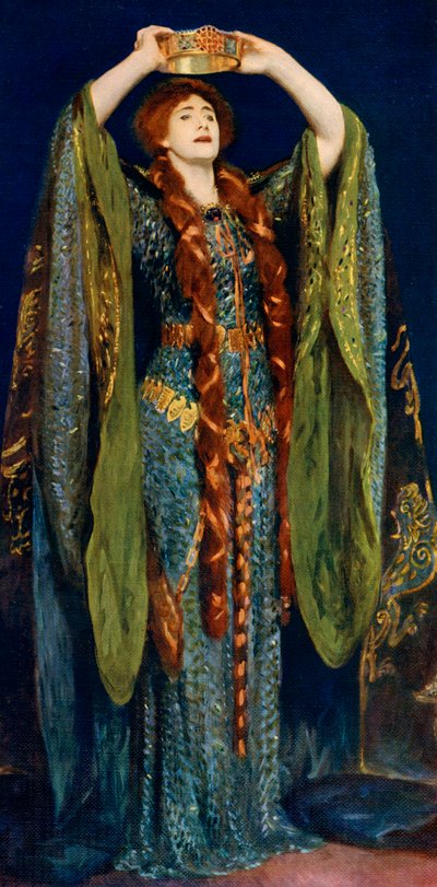 Miss Ellen Terry Lady Macbethinä, 1906, 1912. tekijältä John Singer Sargent