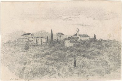 Luostari [recto] tekijältä John Singer Sargent