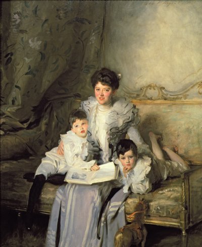 Rouva Knowles ja hänen lapsensa tekijältä John Singer Sargent
