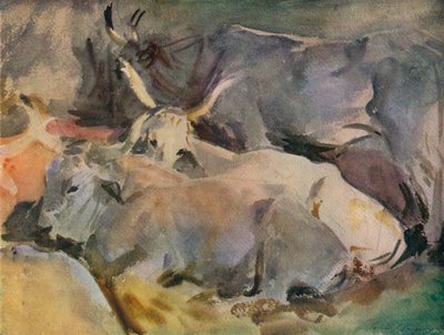 Härät Sienassa, 1910 tekijältä John Singer Sargent