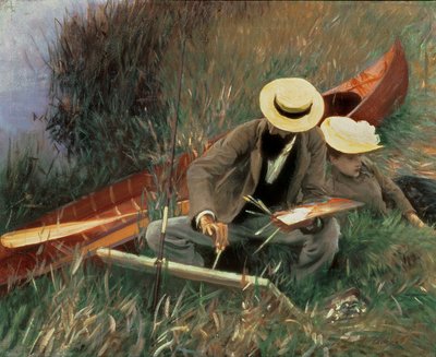 Huonekalut ja erilaiset esineet 1100- ja 1300-luvuilta tekijältä John Singer Sargent