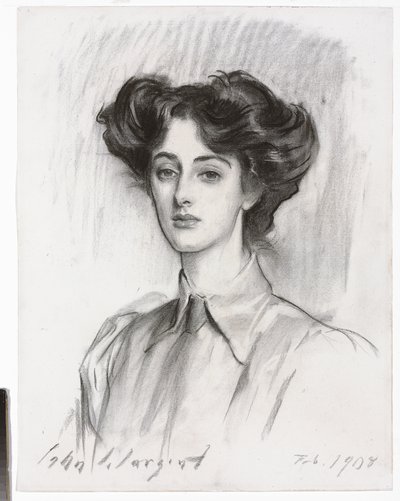 Lady Elsie Meyerin muotokuva, helmikuu 1908 tekijältä John Singer Sargent