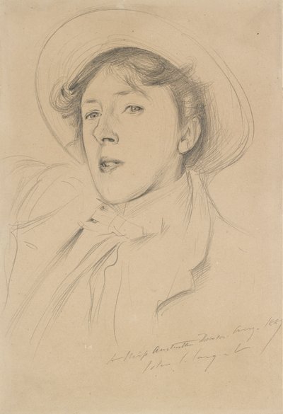 Vernon Leen muotokuva, 1889 tekijältä John Singer Sargent