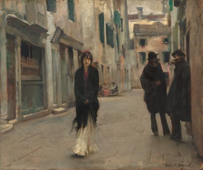 Katu Venetsiassa, 1882. tekijältä John Singer Sargent