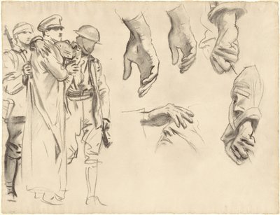 "Gassed" -tutkimukset tekijältä John Singer Sargent