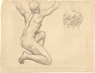 Studies for The Unveiling of Truth, 1922-1925. tekijältä John Singer Sargent
