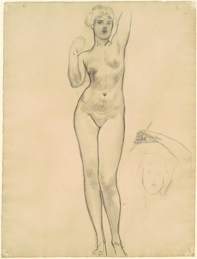 Afroditen tutkimukset Aphroditelle ja Erokselle, 1919-1920. tekijältä John Singer Sargent