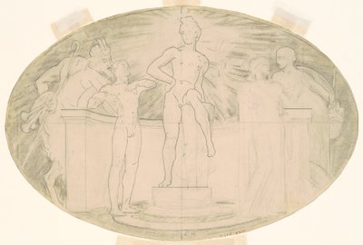 Klassisen ja romanttisen taiteen opiskelu, n. 1921. tekijältä John Singer Sargent