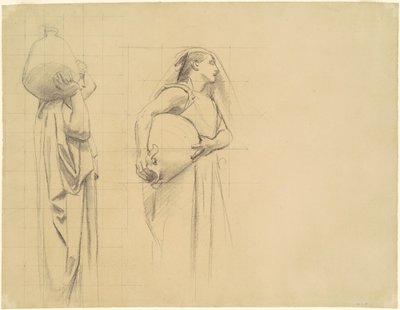Tutkimus "The Danaïdes" tekijältä John Singer Sargent