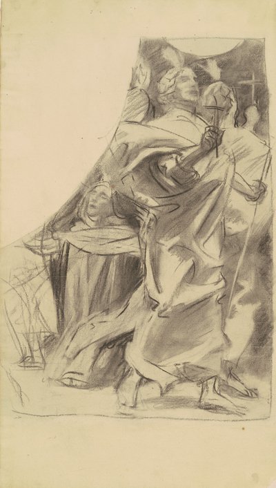 Study for Triumph of Religion, n. 1903-1916. tekijältä John Singer Sargent