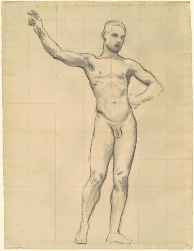 Apollon tutkimus "Apollo ja muusat" tekijältä John Singer Sargent