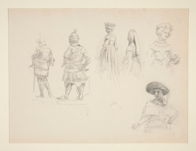 Estudi de Sis Figures finlandès tekijältä John Singer Sargent