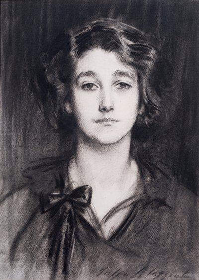 Sybil Sassoon (hiili paperille) tekijältä John Singer Sargent