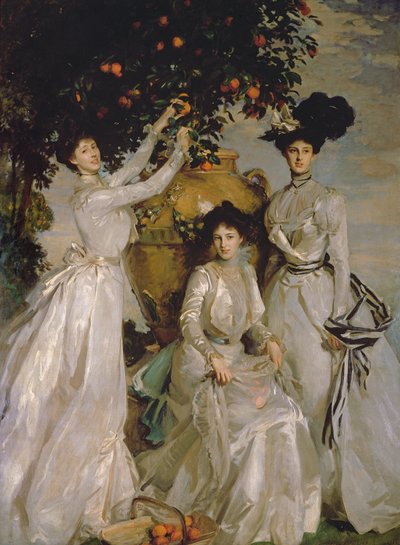 Acheson Sisters (öljy kankaalle) tekijältä John Singer Sargent