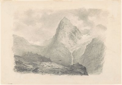 Alpit [recto], 1868-1869. tekijältä John Singer Sargent