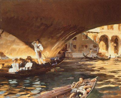 Rialto, Venetsia tekijältä John Singer Sargent