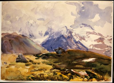 Simplon, n. 1910 tekijältä John Singer Sargent