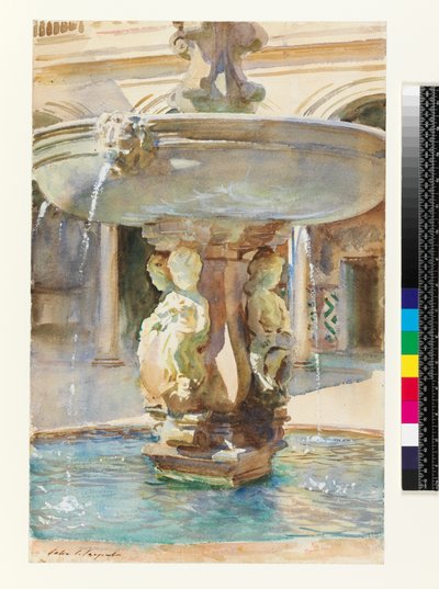 Espanjalainen suihkulähde tekijältä John Singer Sargent