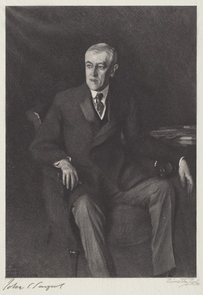 Woodrow Wilson tekijältä John Singer Sargent