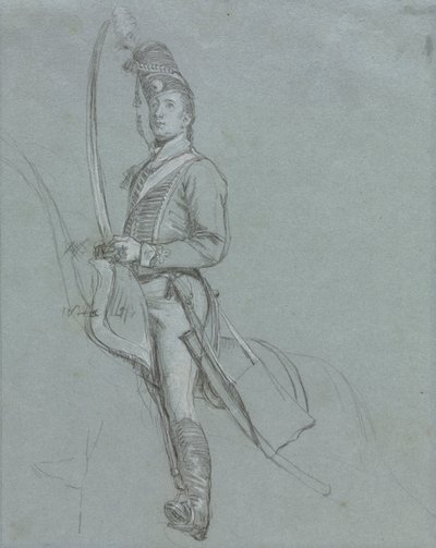 Husaariupseeri hevosen selässä, 1812. tekijältä John Singleton Copley