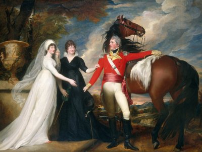 Eversti William Fitch ja hänen sisarensa Sarah ja Ann Fitch, 18001801. tekijältä John Singleton Copley