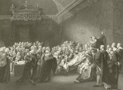 Chathamin jaarlin kuolema tekijältä John Singleton Copley