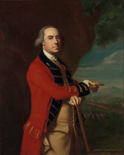Kenraali Thomas Gage tekijältä John Singleton Copley
