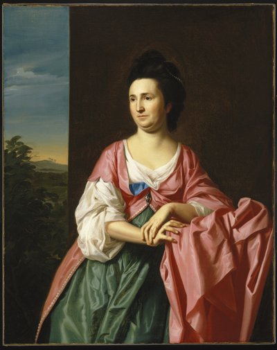 Rouva Sylvester Gardiner, Abigail Pickman, entinen rouva William Eppes. tekijältä John Singleton Copley