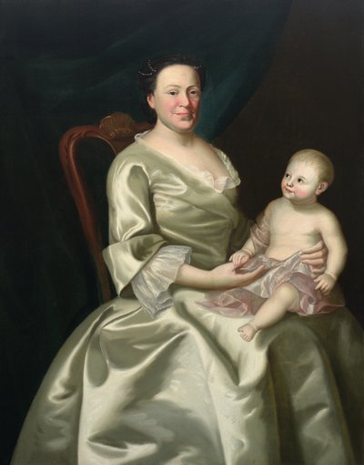Muotokuva rouva Daniel Reasta ja lapsesta tekijältä John Singleton Copley