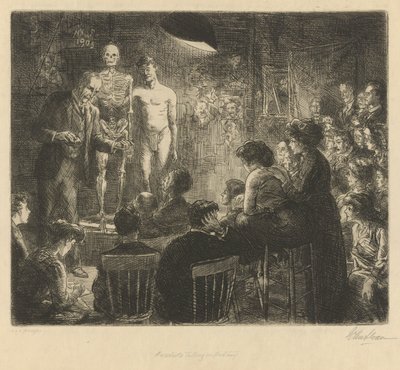 Anschutz parlant sobre Anatomyfinnish tekijältä John French Sloan