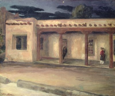 Kuvernöörien palatsi, Santa Fe (öljy kankaalle) tekijältä John French Sloan