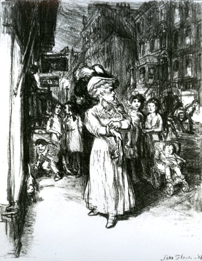 Sixth Avenue ja 30th Street tekijältä John French Sloan
