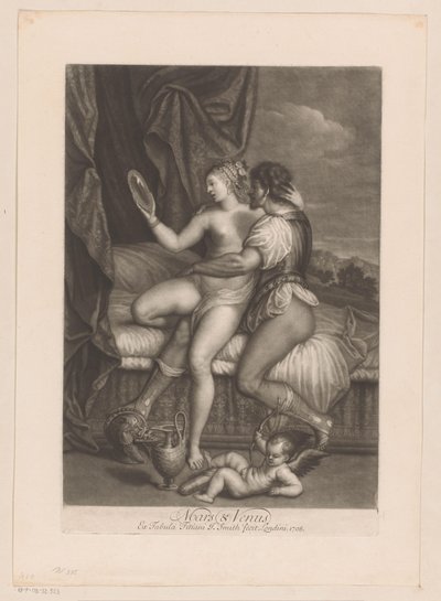 Mars ja Venus sängyssä Mars & Venus (otsikko esineessä) jumalien rakkaussuhteet (sarjan nimi) Loves of the Gods (sarjan nimi) tekijältä John Smith