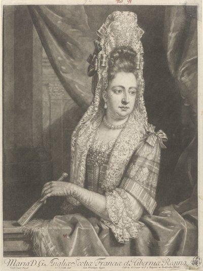 Maria II Stuartin muotokuva tekijältä John Smith