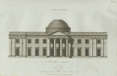 Chillington Hall: kaiverrus tekijältä John Soane