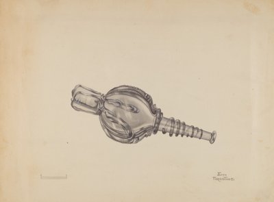 Miniatyyri palkeet pullo, c. 1936. tekijältä John Tarantino