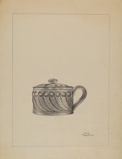 Sinappiruukku, c. 1936. tekijältä John Tarantino