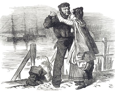 Merimiehen kunnianosoitus Samuel Plimsollille (1824-1898), englantilaiselle poliitikolle ja yhteiskunnan uudistajalle, hänen työstään työskennellessään Derbyn kansanedustajana kauppa-alusten lastausta ja merikelpoisuutta säätelevän lainsäädännön saattamise tekijältä John Tenniel