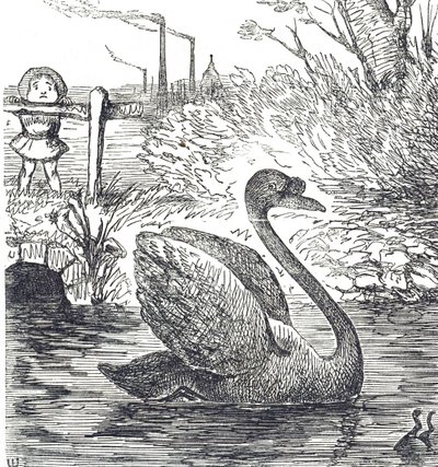 Sarjakuva kommentoi Thames-joen saastumista Lontoossa tekijältä John Tenniel