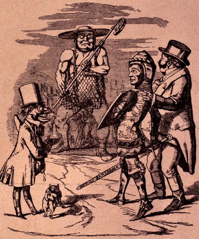 Sir John Tennielin sarjakuva Punchista tekijältä John Tenniel