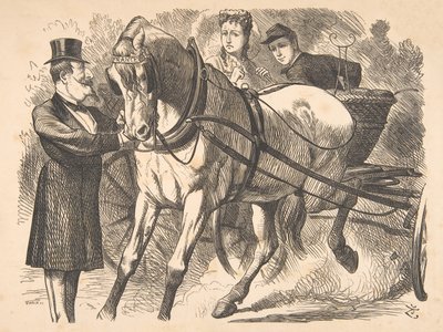 Easing the Curb Punch, 24. heinäkuuta 1869, 1869. tekijältä John Tenniel