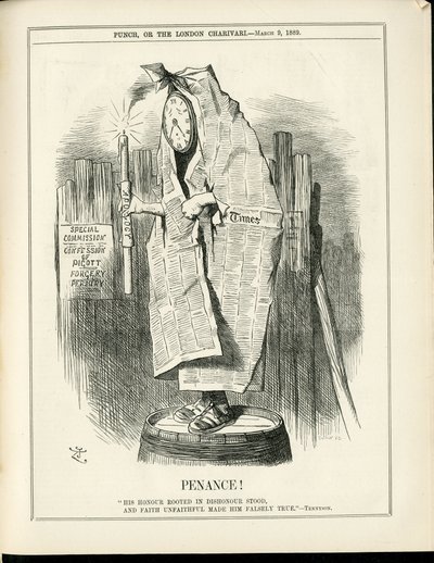 Kuva John Tennielista (1820-1914) Punchissa tekijältä John Tenniel